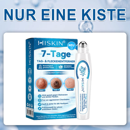𝐇𝐈𝐒𝐊𝐈𝐍®👩‍⚕️⭐ 7-Tage-Hautmakel- & Hautanhängsel-Entferner Schmerzfreier Rollerball-Stift zur schonenden Entfernung von Hautanhängseln und Hautflecken – narbenfrei